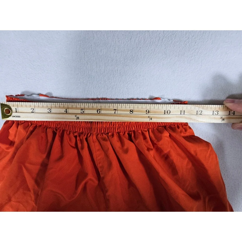 Nike‎ Team Dri-FIT Athletic Shorts Orange Mesh Lined Women Small 107531